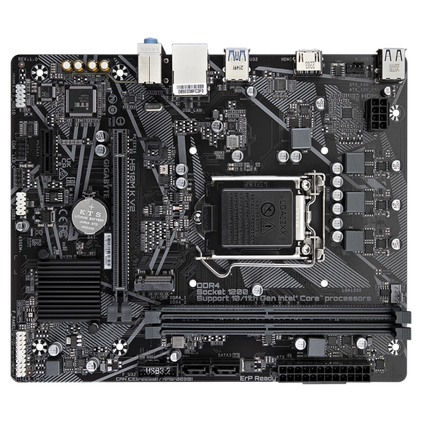 Gigabyte Mb 1200 10/11 Gen. H510m K V2 2xddr4 2xsata M.2 Hdmi