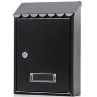 Cassetta postale CAPRI UTILIA +colori feritoia superiore tetto 2 chiavi 21x6x30h.cm MARRONE