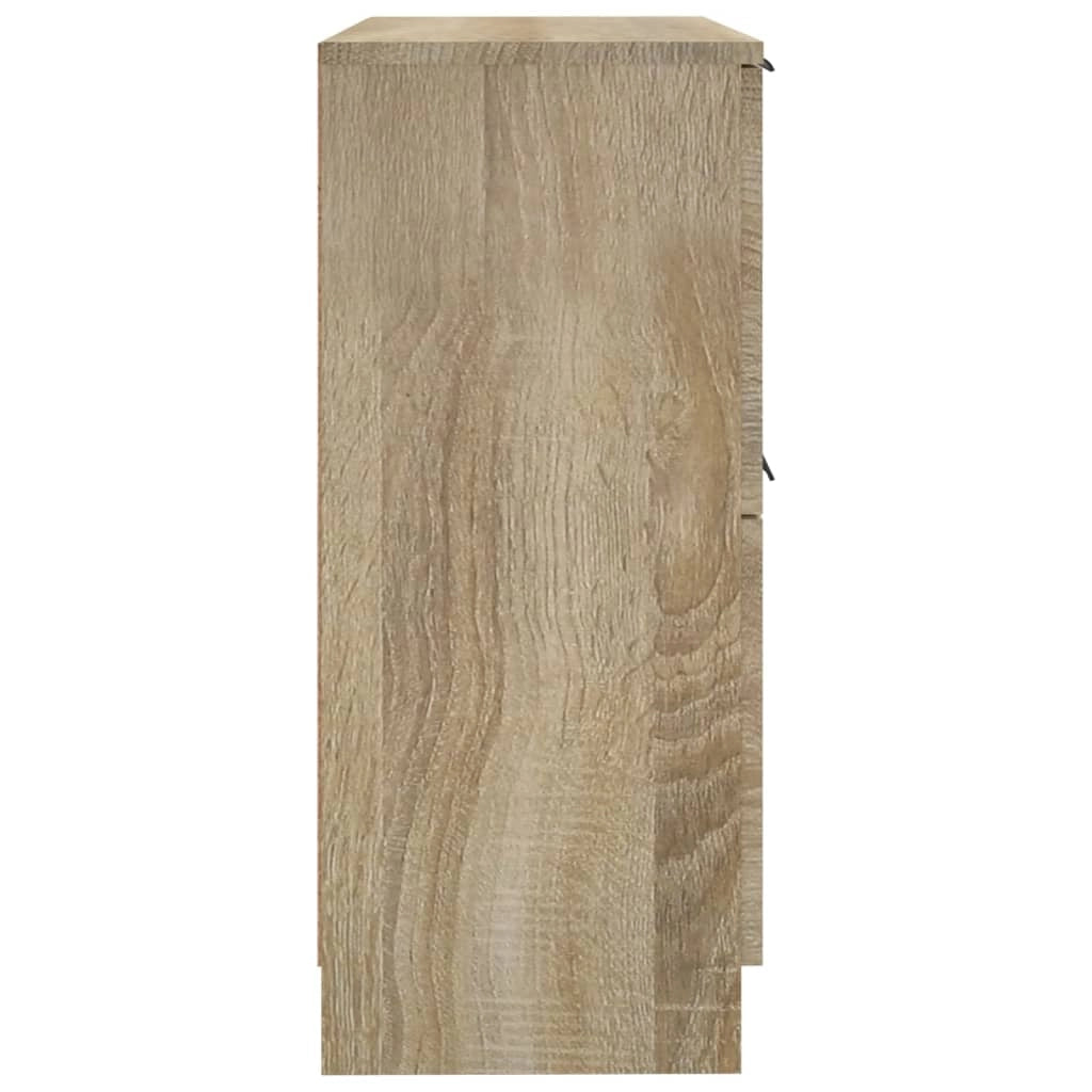 Buffet credenza cassettiera armadio mobile contenitore organizer cucina soggiorno rovere Sonoma 30 x 30 x 70 cm legno ingegnerizzato marrone 02_0031499