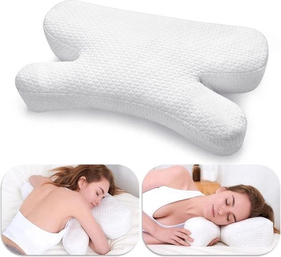 Cuscino per il Sonno Laterale - Gel Anti-Riduttore per il Dolore alla Colonna Vertebrale - Dimensione Standard