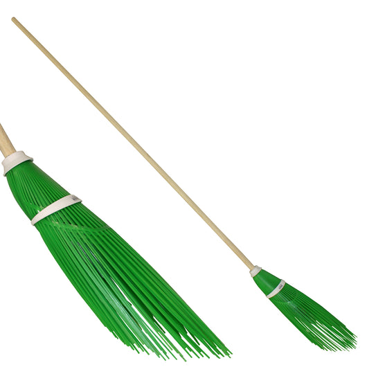 Scopa Spazzina Verde C/Manico   Prestige