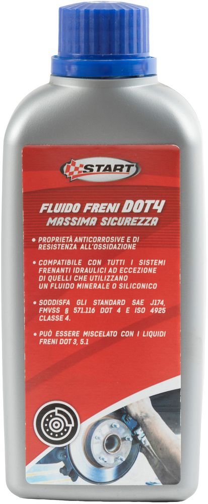 Fluido per freni DOT 4 250 ML per manutenzione ed emergenza auto