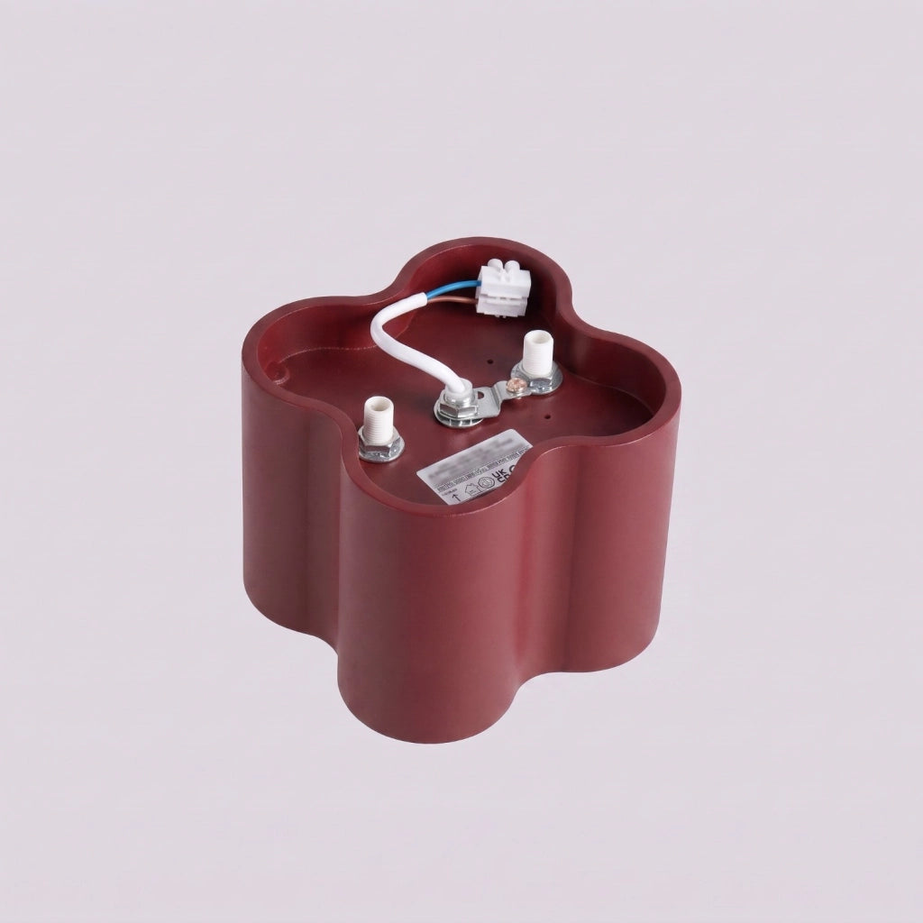 Plafoniera OVIO 1 bordeaux GU10