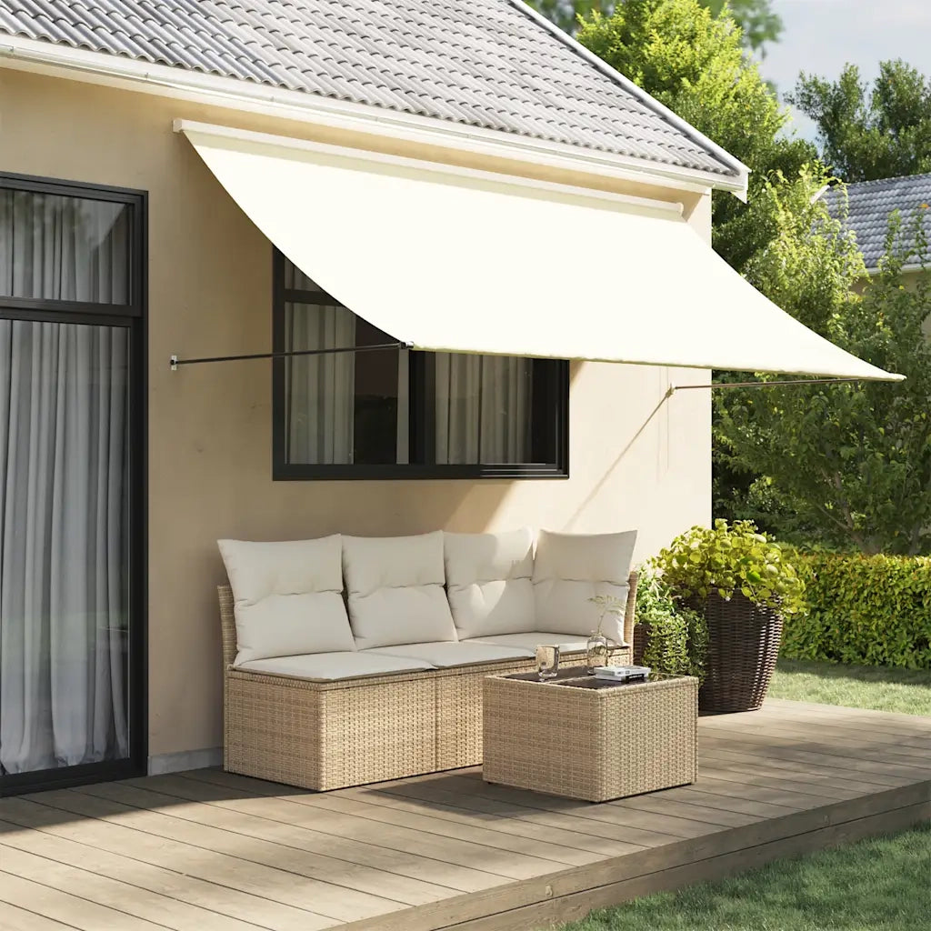 Tendada Sole Retrattile Crema 300x150 cm in Tessuto e Acciaiocod mxl 116460