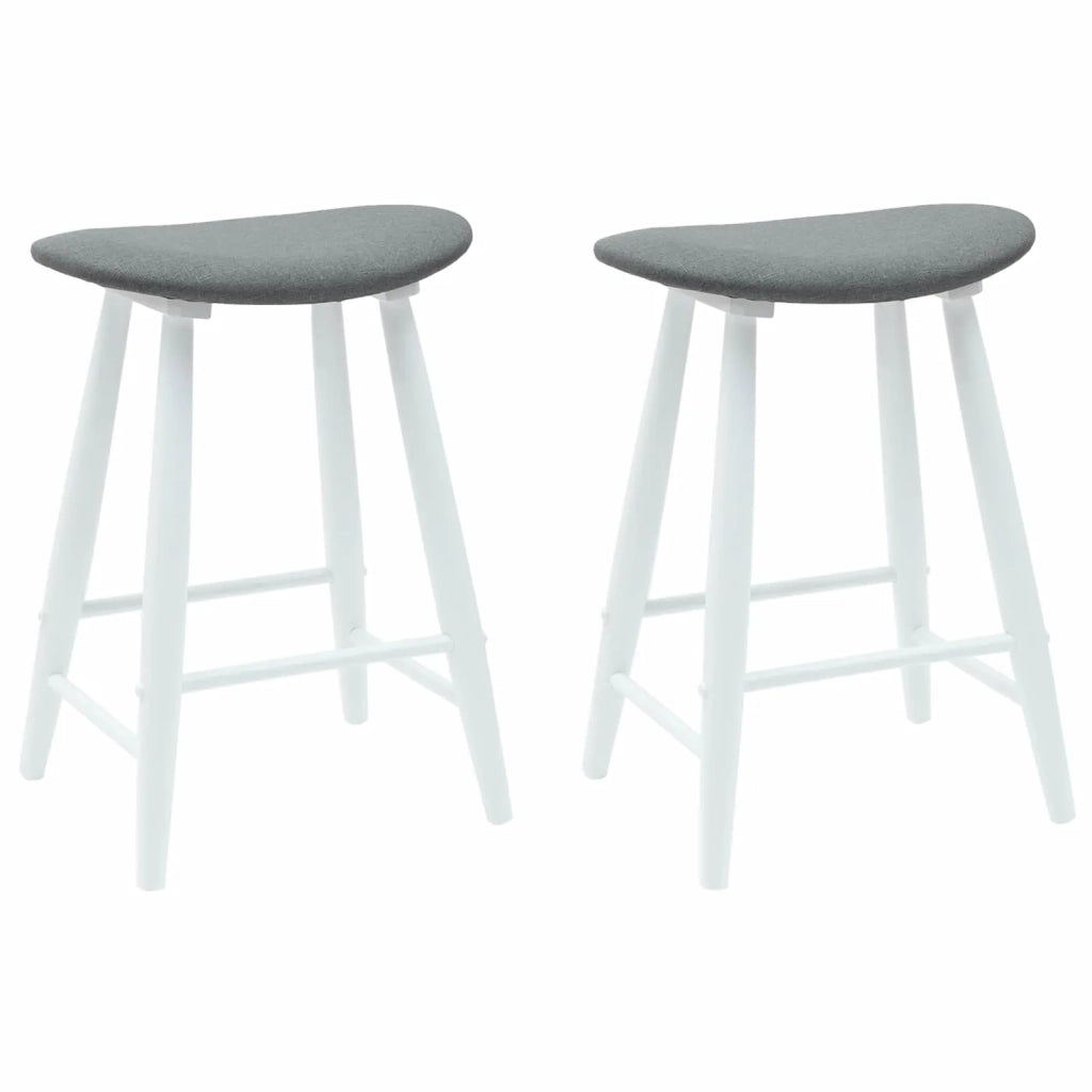 Sedie da pranzo 2 pcs Bianco 46 x 37 x 63 cm