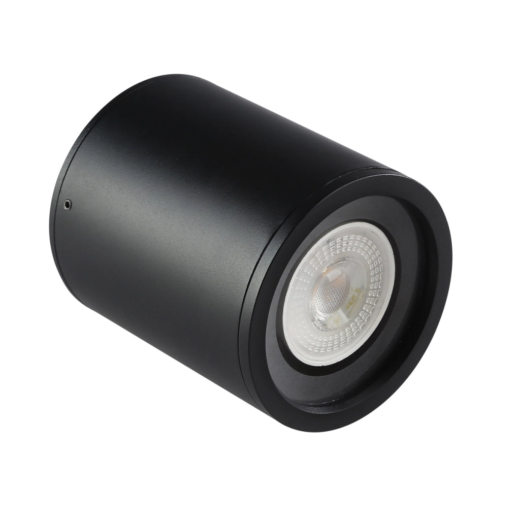 Plafoniera esterna Tormi Italux GU10 35W nera IP54