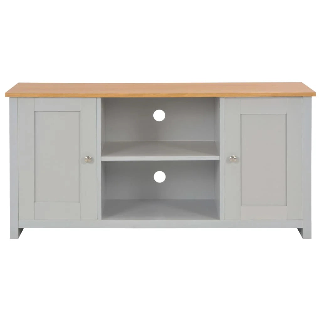 Mobile TV multimediale scaffale TV credenza mobile TV sala da pranzo soggiorno camera da letto 120 x 39 x 58 cm grigio 02_0025867