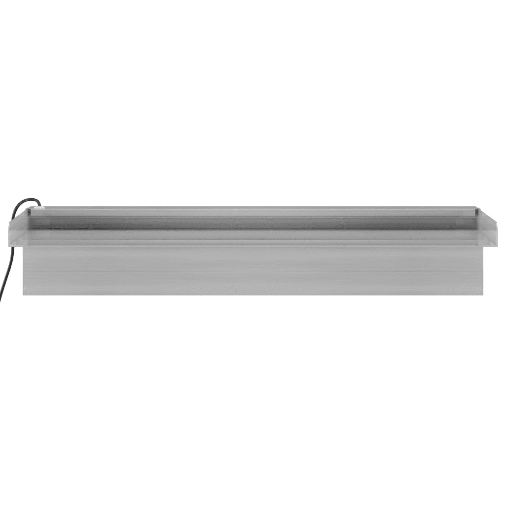 Sfioratore a Cascata con LED RGB Acciaio Inox 45 cm cod mxl 62352