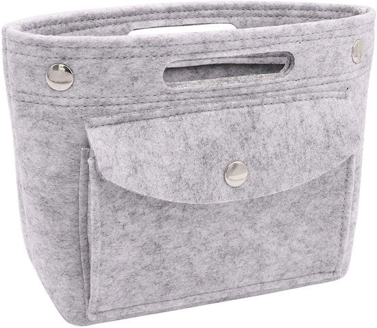 Organizzatore Mini per Borse Valtasche Tasca Portafoglio per Borse Speedy Neverfull NeoNoe Noe BB, Grigio chiaro