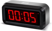 Alarme sveglia senza fili - facile da leggere al buio - tre impostazioni di luminosità - durata batteria lunga - 12 mesi - modalità sonno 12/24 ore.