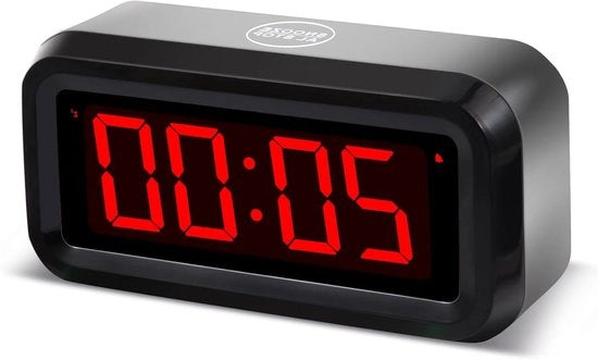 Alarme sveglia senza fili - facile da leggere al buio - tre impostazioni di luminosità - durata batteria lunga - 12 mesi - modalità sonno 12/24 ore.