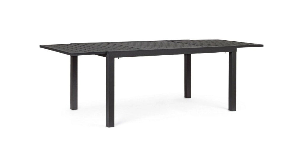 TAVOLO DA ESTERNO ALLUNGABILE HILDE 160-240X90 ANTRACITE BIZZOTTO