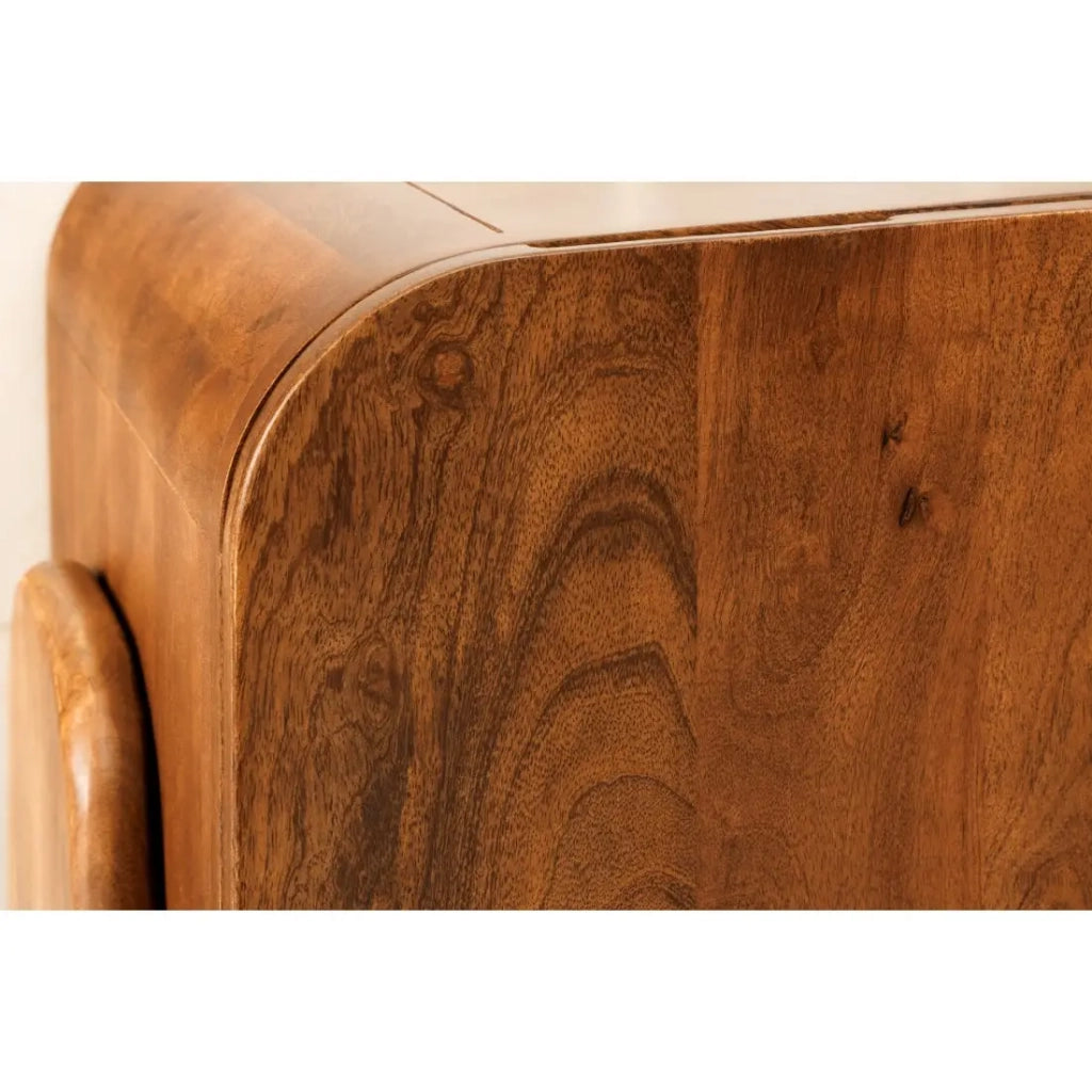 Mobile TV 160 cm legno massiccio marrone – Collezione NATURA
