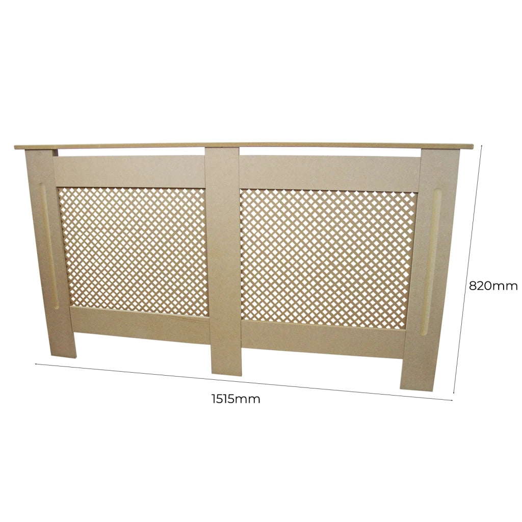 Copritermosifone Copertura Termosifoni e Caloriferi in MDF da Pitturare 1515mm
