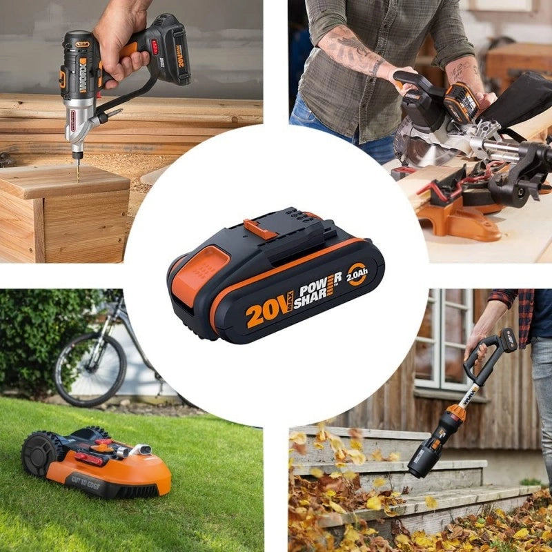 Caricabatterie rapido WA3867 per batterie 20V PowerShare ricarica veloce utensili elettrici - Worx