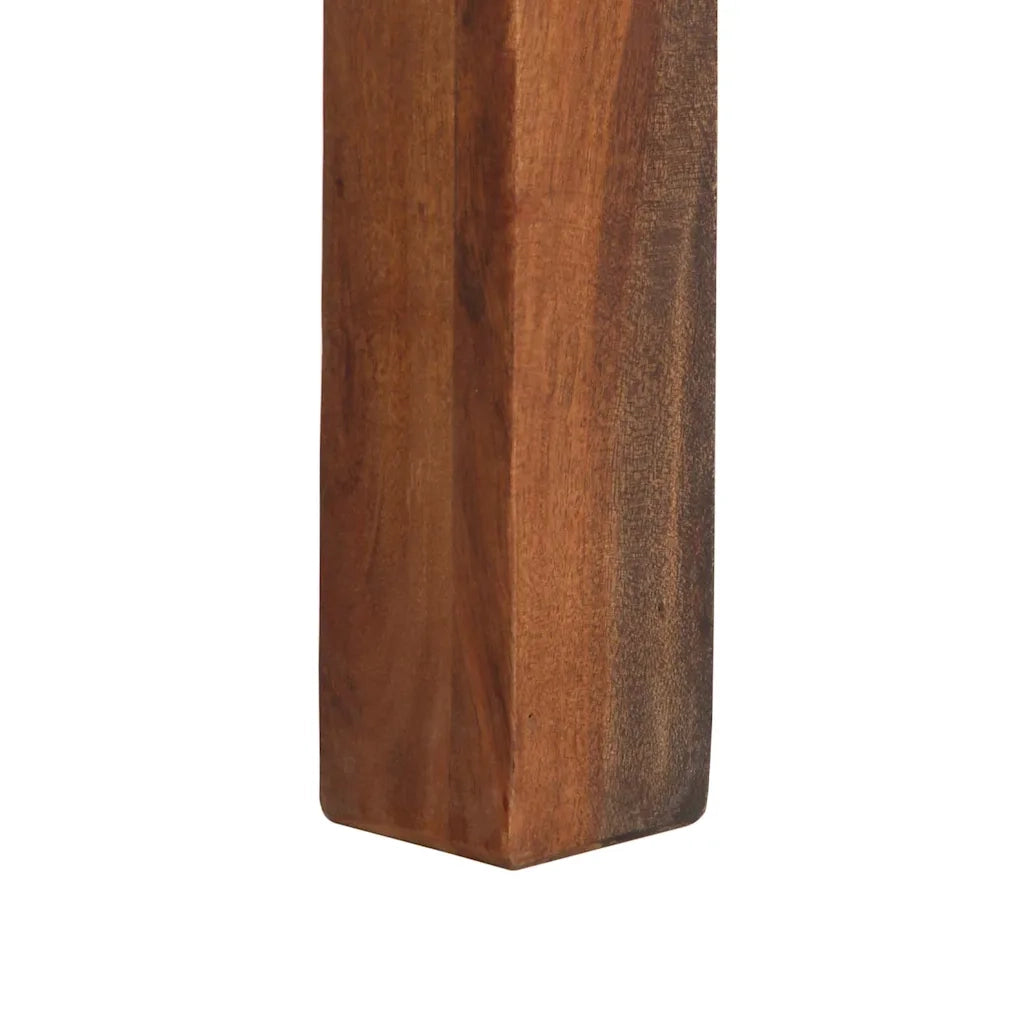 Panca-Sgabello 160 cm in Legno Massello di Acacia