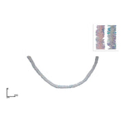 FESTONE ADDOBBO RAINBOW 8CM X 2MT 5PLY DISPLAY 2 ASSORTITI PREZZO CAD UNO