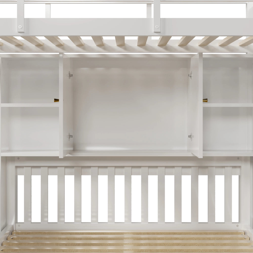 LETTO a castello 90x200 cm + 140x200 cm Bianco