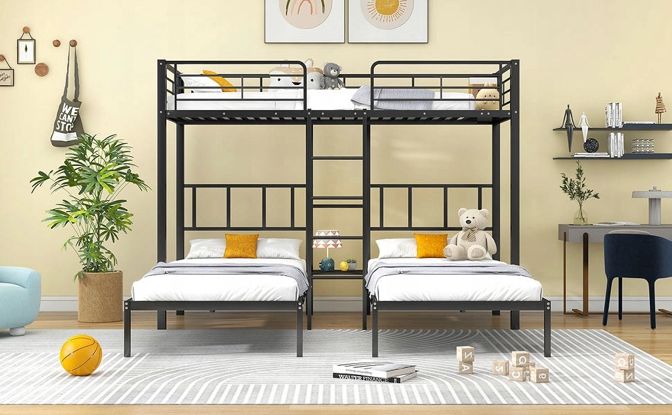 Trilivello letto 90x200*3 - Xylo - Nero