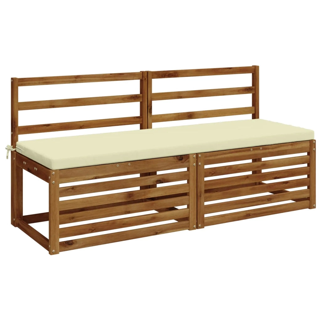 Cuscini per Panchina a 2 Pezzi SOEST 2 pz 100% Poliestere Crema 949405