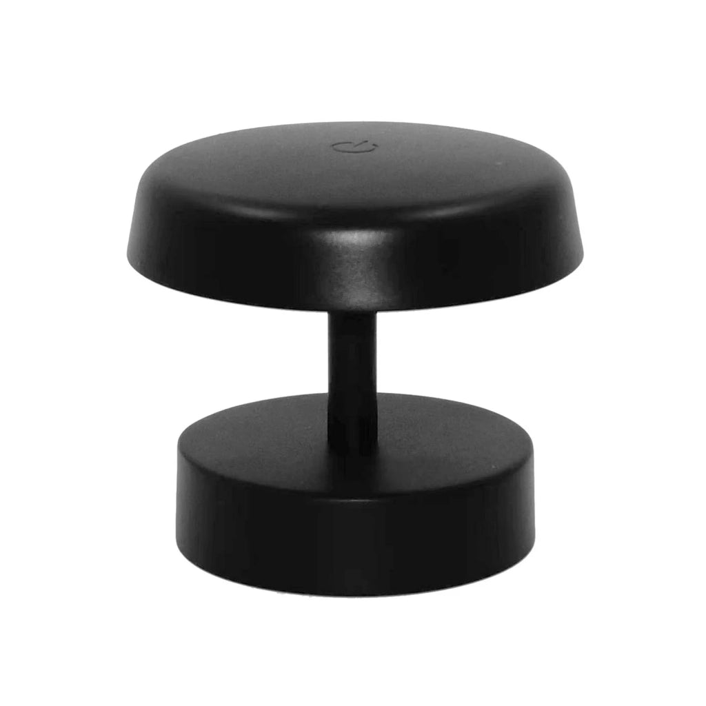 Lampada da tavolo led ricaricabile IP54 colore nero mod. San