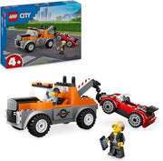 LEGO 60435 City Autogru e Officina Auto Sportive Giocattolo,con Camion Carro Attrezzi e Macchina da Costruire,Eta 4+