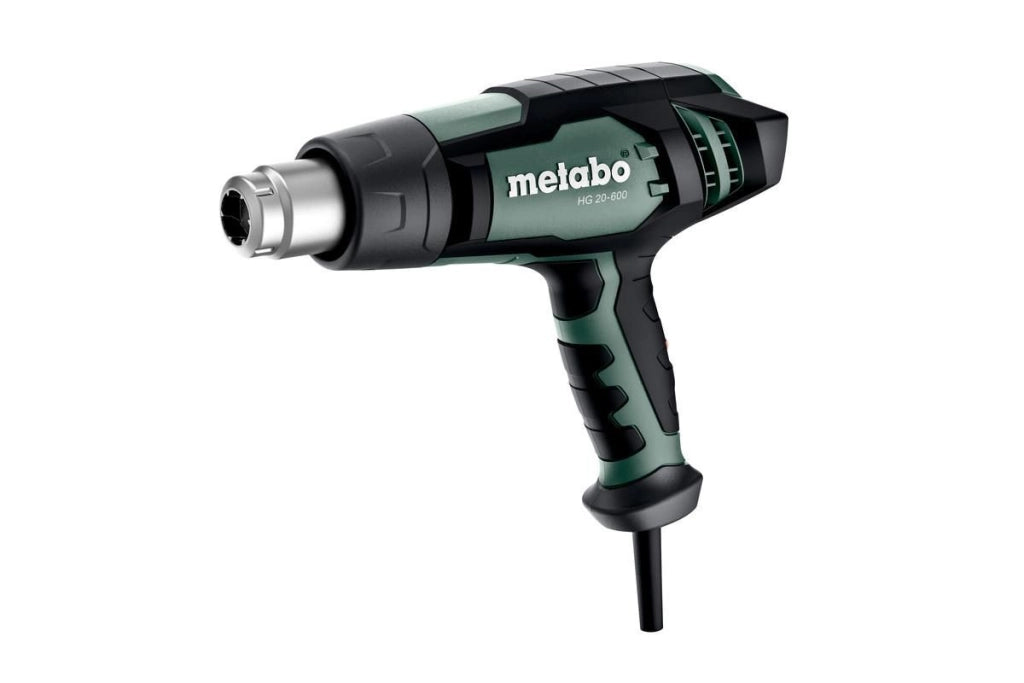 Metabo 602066500 HG 20-600 Pistola termica 2000 W con temperatura regolabile fino a 600 °C 3 livelli di portata d'aria colore Nero Verde
