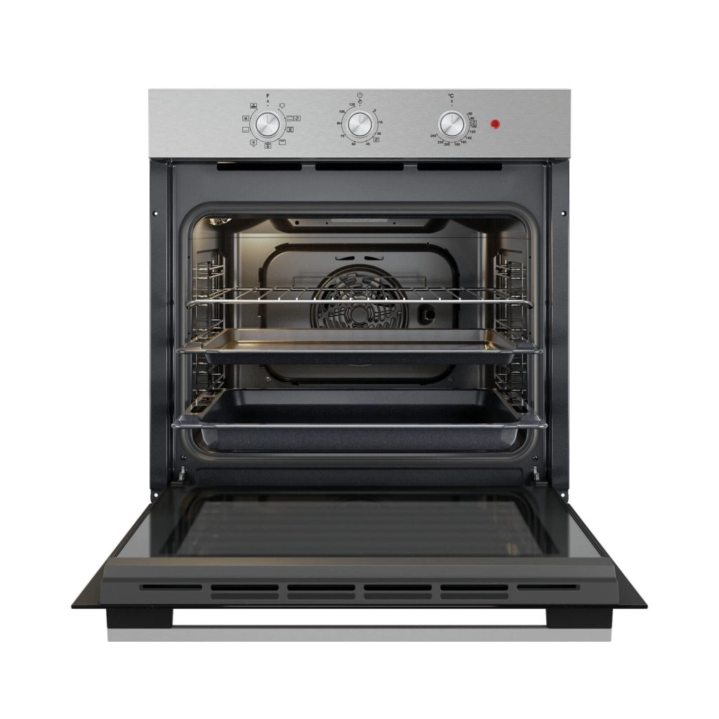 Whirlpool OMK38HU0X 71 L A Nero, Acciaio inox
