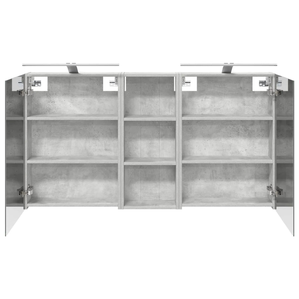 Set di Armadi da Bagno con lo scaffale 3 pcs 130 x 14,5 x 70 cm 3403771