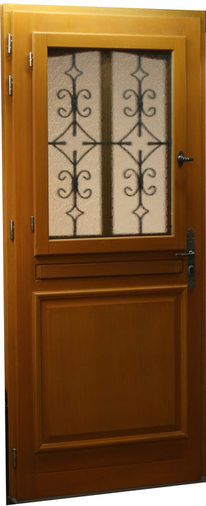 Porta d'ingresso Modello Mathis Dimensioni 215 X80 Spinta a sinistra (dimensioni della tabella)