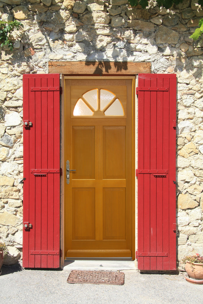 Porta d'ingresso 'Ferji' 215X90 a destra con maniglia e serratura