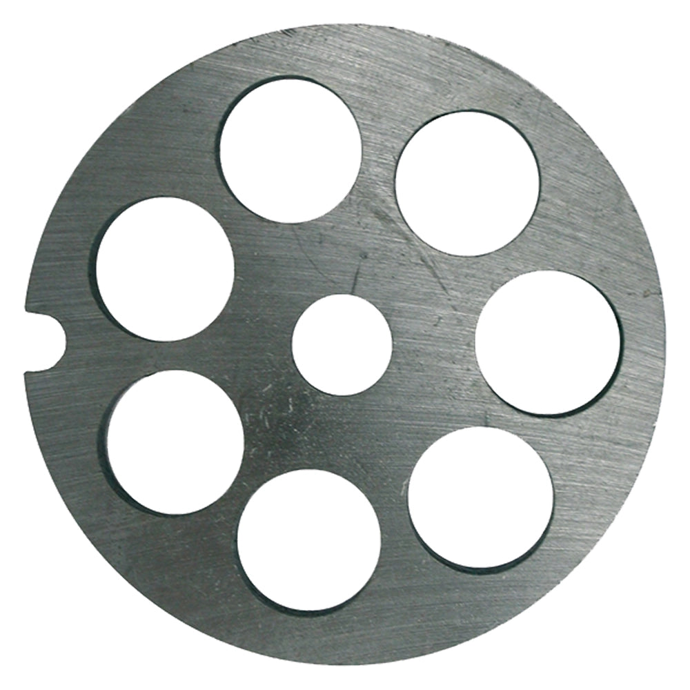 PIASTRA PER TRITACARNE Per n.5 - 6 fori da 12 mm.  - REBER