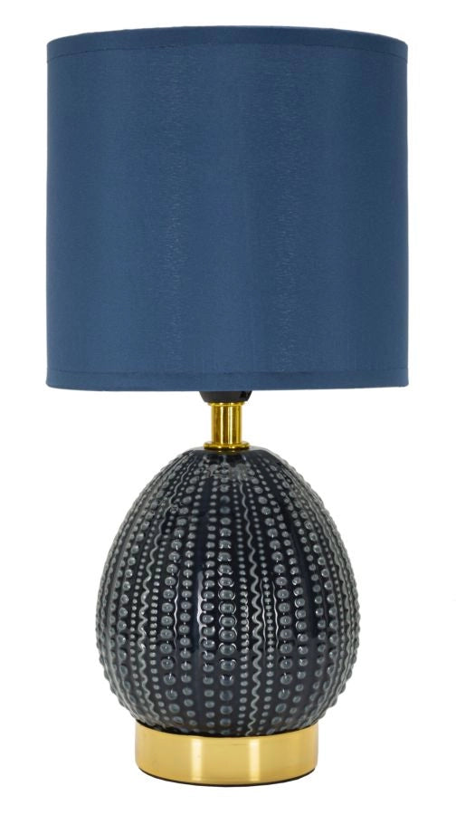 LAMPADA DA COMODINO FLAVI BLU CM Ø 15X30,5