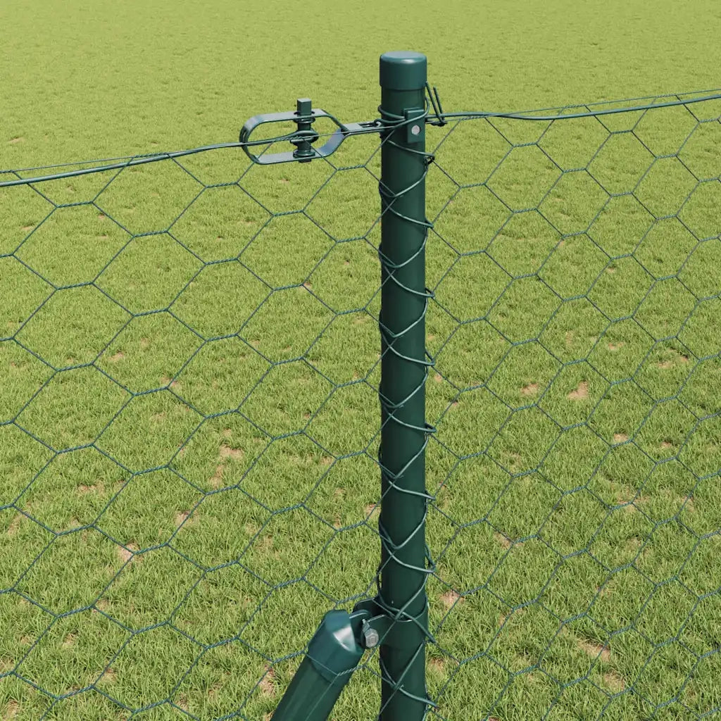 Palo della recinzione Verde 100 x 1,5 m (rete da 50 mm)