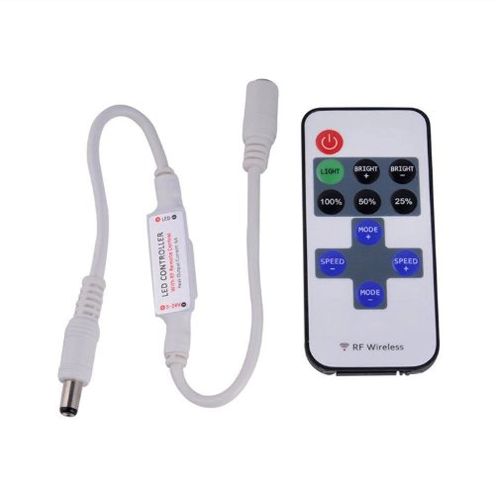Trade Shop - Dimmer 5v 12v 24v Dimmer Con Telecomando Strip Led Moduli Led 3528 5050 5630 -