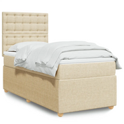 Giroletto a Molle con Materasso Crema 80x200 cm inTessuto 3291902