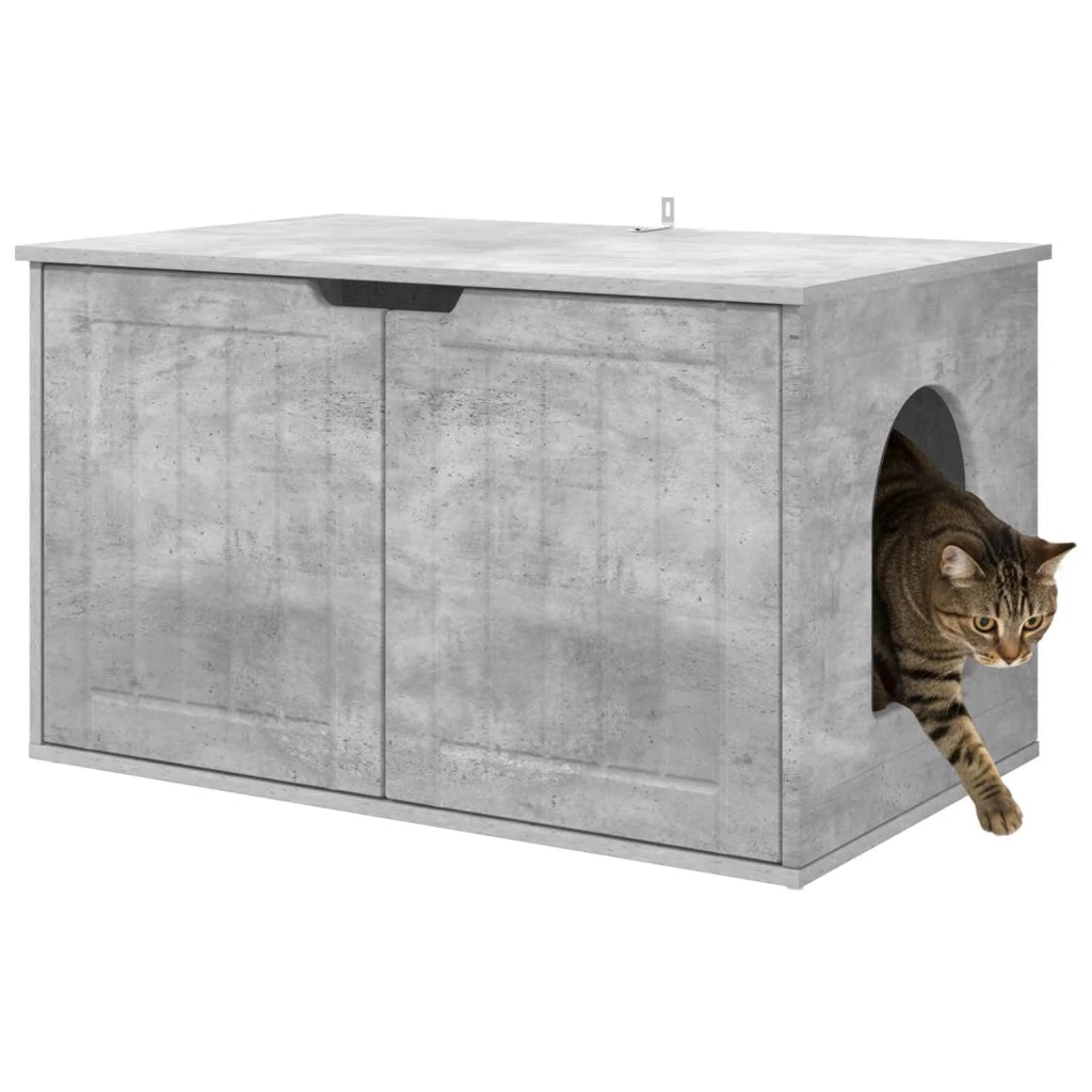 Casa per Gatti Calcestruzzo 85 x 55 x 50,5 cm Legno multistrato