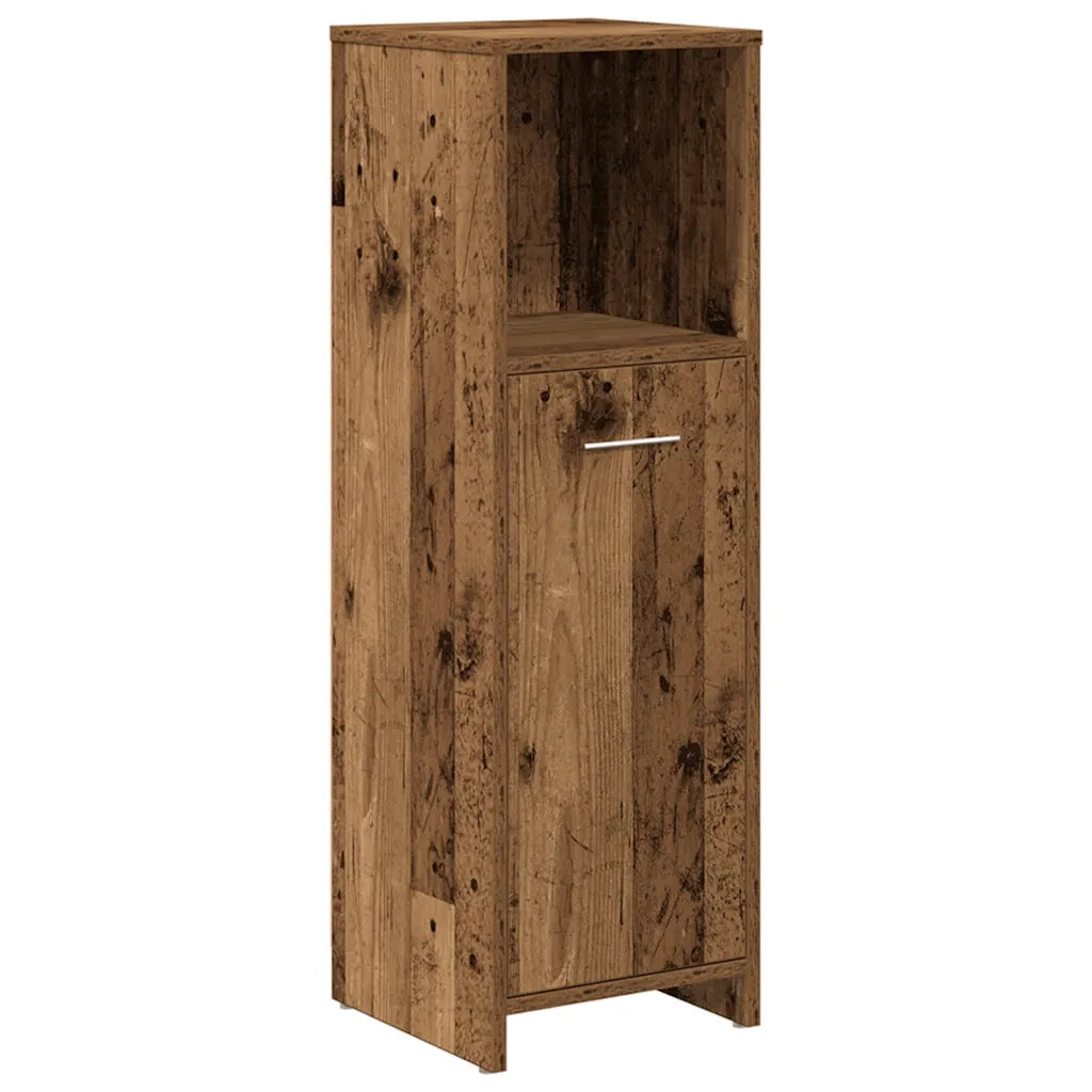 vidaXL Set Mobili da Bagno 3 pz Legno Antico in Legno Multistrato