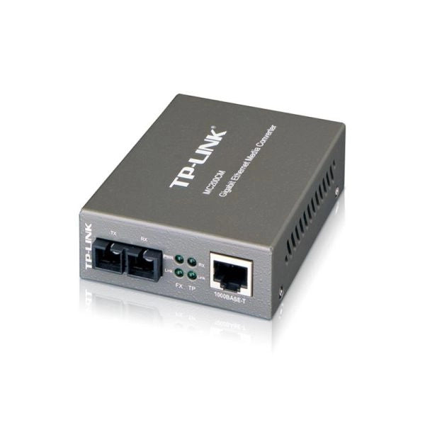 Tp-link mc200cm v3 convertitore multimediale di rete interno 1000 mbit/s 850 nm modalità multipla nero