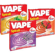 SPIRALE ANTI ZANZARE VAPE - PROFUMAZIONI VARIE CF=PZ 10- 24 confezioni