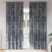 Tende in Velluto 2 pcs Grigio Argento 245 x 140 cm Velluto 4107686