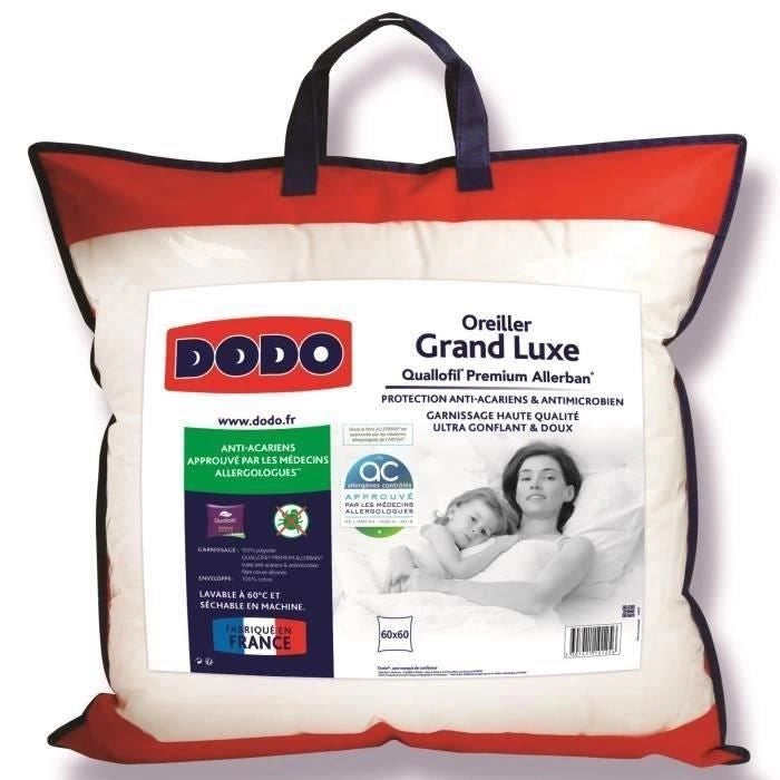 Cuscino DODO Quallofil grande di lusso Allerban 60x60 cm bianco