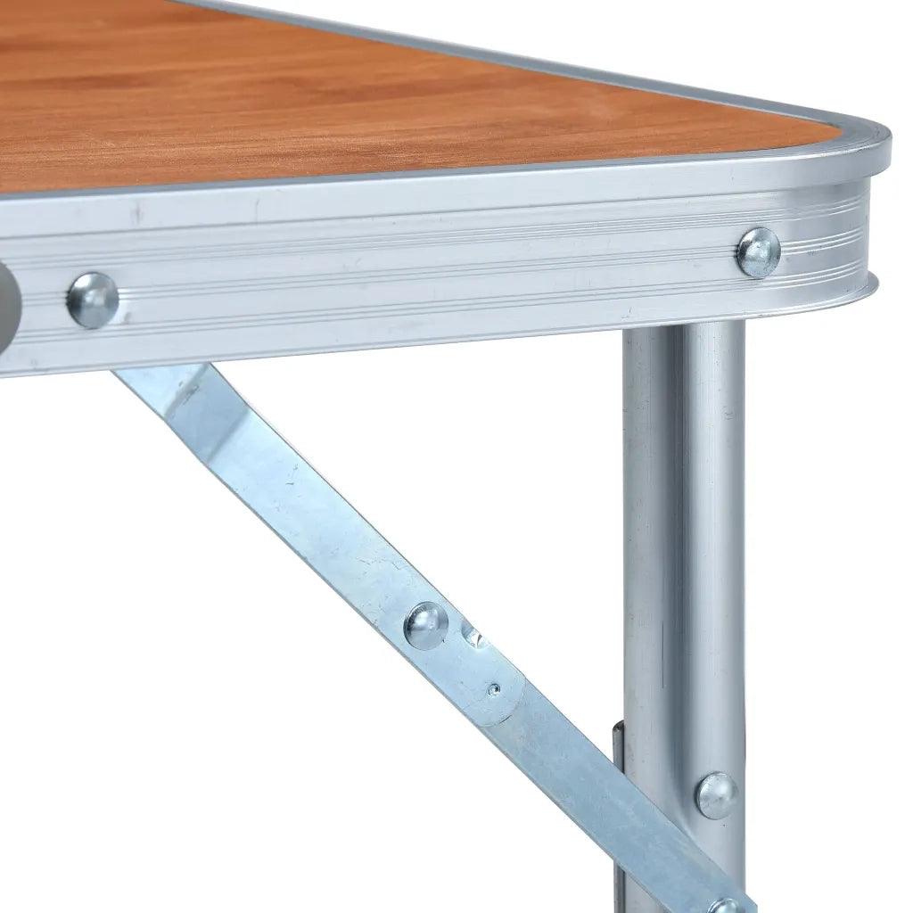 Tavolo Pieghevole da Campeggio in Alluminio 60x45cm CFW3599722