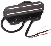 Pick-up Humbucker a doppia rail per chitarra Strat Squier Tele in nero
