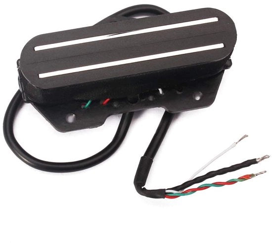 Pick-up Humbucker a doppia rail per chitarra Strat Squier Tele in nero