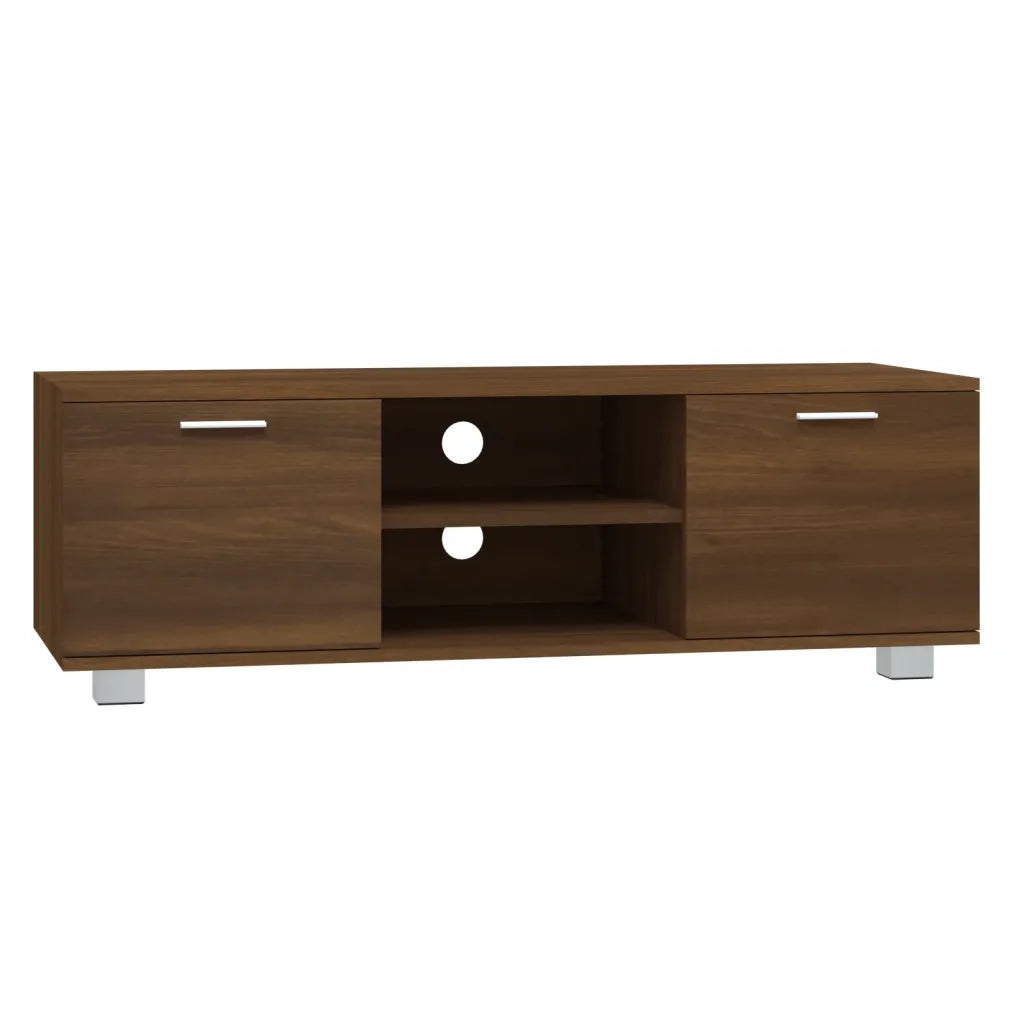 Mobile TV Rovere Marrone 120x40,5x35 cm in Legno Multistrato 342621