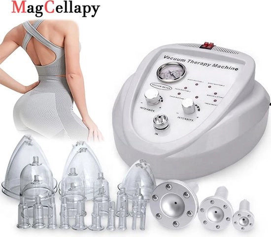 Apparecchio di Massaggio della Pelle - Massaggio della Pelle - Macchina di Elevazione della Pelle per il Cura del Seno - Strumento di Cura del Seno - Apparecchiatura di Bellezza per il Corpo e la Forma del Seno - Cura del Seno con Terapia a Vuoto - Bianco