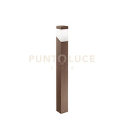 GES621- PALETTO RUGGINE 1 LUCE ATTACCO E27 IP44 ALLUMINIO 100CM
