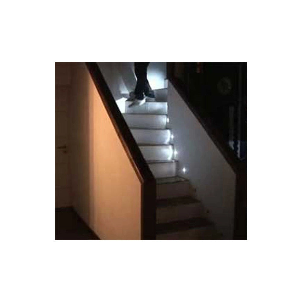 Trade Shop - Faretto Led 1w 220 Volt Punto Luce Orientabile Segnapasso Incasso Cielo Stellato -