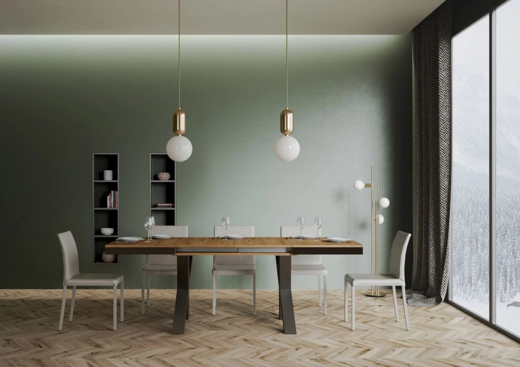 Tavolo Allungabile 180-284x90x80 cm Traffic Evolution Quercia Naturale